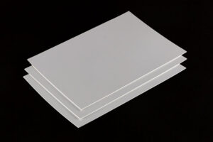 1.6mm White High Gloss Felt Base Flat FRP Sheets