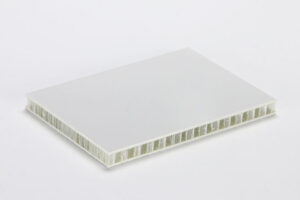 17mm White Glossy FRP Facing PP Honeycomb Panels